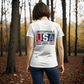 Unstoppable USA 2025 T-Shirt | Patriotic Bold Back Print - Bubble Gum Wink