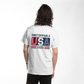 Unstoppable USA 2025 T-Shirt | Patriotic Bold Back Print - Bubble Gum Wink
