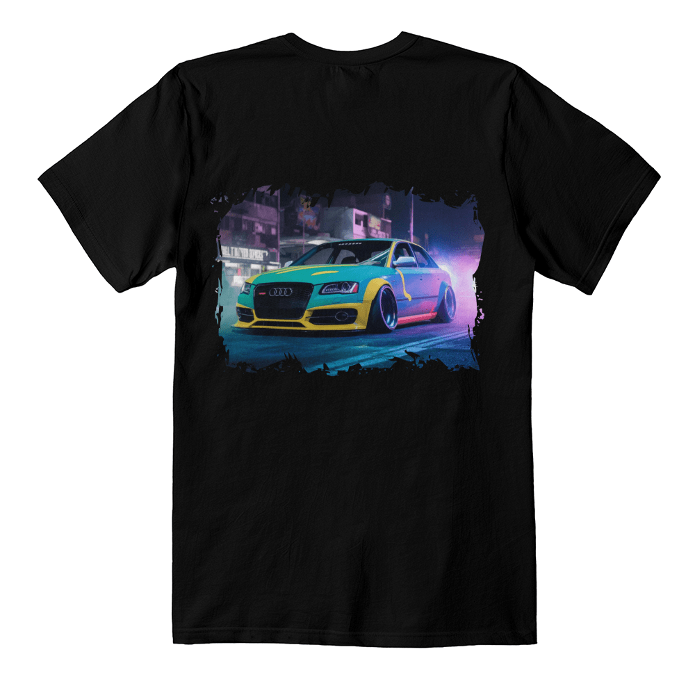 Urban Drift – Street Performance Back - Print Tee - Bubble Gum Wink
