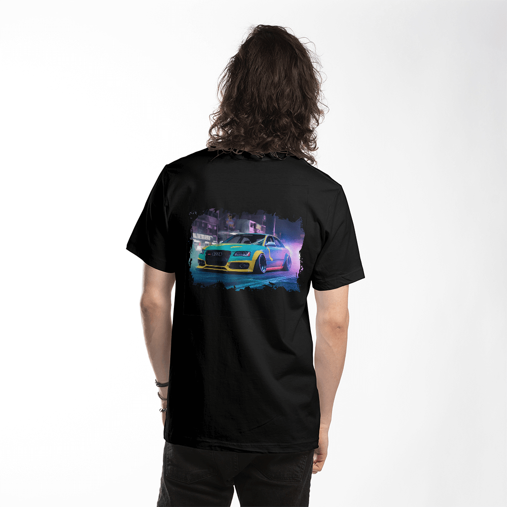 Urban Drift – Street Performance Back - Print Tee - Bubble Gum Wink