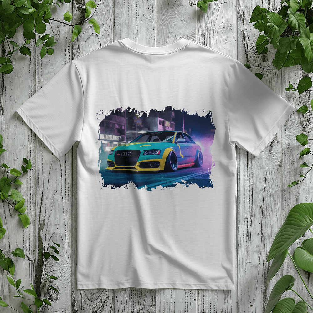 Urban Drift – Street Performance Back - Print Tee - Bubble Gum Wink