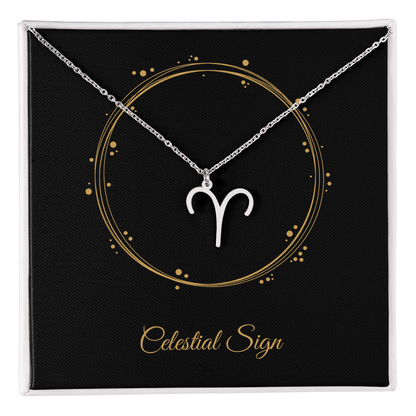 Zodiac Pendant Necklace – Personalized Astrology Gift for Her - Bubble Gum Wink